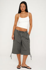 Just My Type Cargo Shorts Petrol