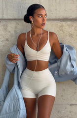 Energy Surge Sports Bra Cream