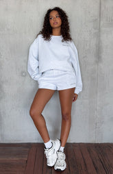 Test Drive Oversized Sweater Grey Marle