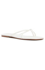 Ailani Thong Sandals White