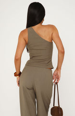 Angel And Grace Top Olive