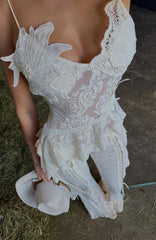 Wild Tonight Top Vintage Cream