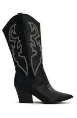 Alice Cowboy Boots Black