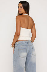 The Less I Know Halter Top Cream