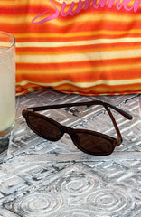 Agnia Sunglasses Chocolate