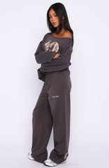 All A Dream Track Pants Charcoal