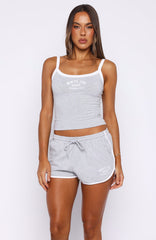 All The Time Tank Top Grey Marle