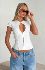 Another Chance Top White