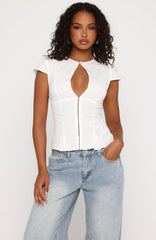 Another Chance Top White