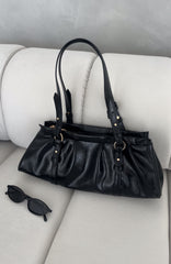 Aveline Shoulder Bag Black PU