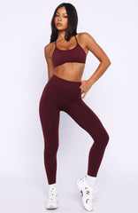 Charge Seamless Leggings Merlot