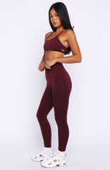 Charge Seamless Leggings Merlot