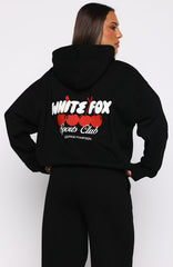 Club 14 Cassie Boxy Hoodie Black