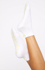 Flower Power Grip Socks Honey