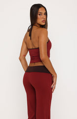 Glow Game Halter Top Red