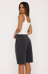 Just Getting Started Shorts Steel