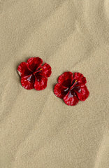 Lyndon Earrings Red