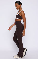 Movement Flare Leggings Dark Chocolate