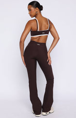 Movement Flare Leggings Dark Chocolate