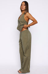 Take A Stance Pants Olive