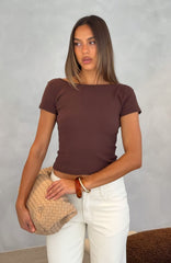 Not Like The Rest Short Sleeve Top Chocolate