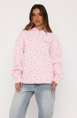 Offstage Printed Oversized Hoodie Posy Ditsy