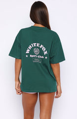 Outfit Of The Day Oversized Tee Forest Green