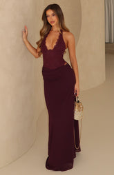 Purely Yours Maxi Dress Plum