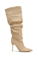 Redford Knee High Boots Sand