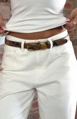 Rex Belt Snake/Vintage Gold