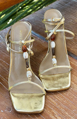 Robbie Heels Light Gold PU