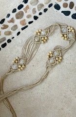 Sasa Wrap Belt White
