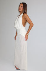Serene Seduction Maxi Dress Off White