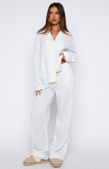 She's Got This Pyjama Pants Sky Blue Gingham
