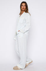 She's Got This Pyjama Pants Sky Blue Gingham