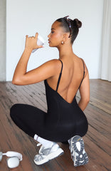 Shield Jumpsuit Black