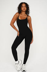 Shield Jumpsuit Black