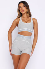Sprintline Bike Shorts Grey Marle