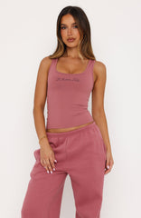 Studio 17 Willa Tank Top Dusty Plum