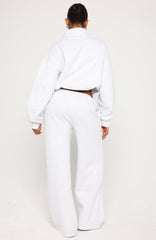 Test Drive Wide Leg Sweatpants Grey Marle