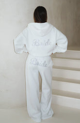 The Bride Wide Leg Sweatpants White