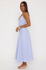 Truly Unforgettable Maxi Dress Blue Stripe