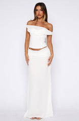 Unavailable Energy Maxi Dress White