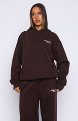 Verano Sixteen Lilia Oversized Hoodie Chocolate