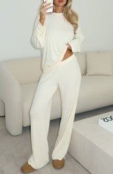 Wish Upon A Star Pyjama Pants Off White