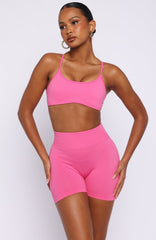 Zoom Seamless Shorts 4 Dragonfruit