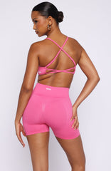 Zoom Seamless Shorts 4 Dragonfruit
