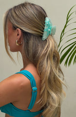 Egon Hair Clip Aqua