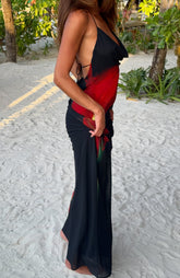 Peachy Life Maxi Dress Burning Lily
