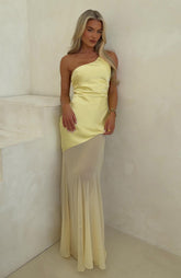 Vip Vibes Maxi Dress Lemon